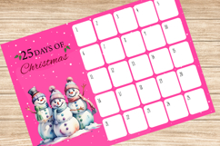 Christmas advent calendar, Christmas countdown, Snowman Product Image 2