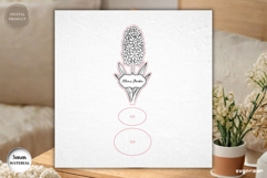 Standing Flower Hyacinth Laser Cut | Glowforge | SVG Product Image 2