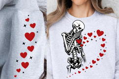 Valentines Day Skeleton PNG, Funny Valentine Day PNG, love Product Image 2