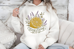 Rhinestone Lemon PNG Easy Living Mediterranean Sublimation Product Image 7