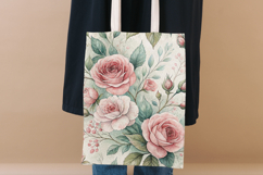 Shabby Chic Roses Seamless Pattern Bundle, Vintage Rose Product Image 8