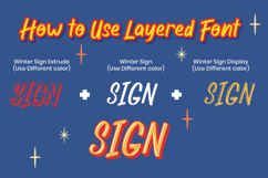 Winter Sign - Sign Painting Font | Web Font Product Image 9