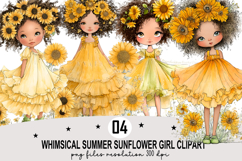 Whimsical Spring Clipart png Whimsical Spring Watercolor png Product Image 1