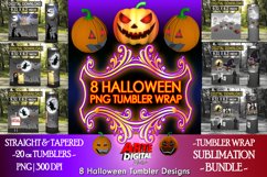 Halloween tumbler bundle | Halloween tumbler wrap | PNG File Product Image 1