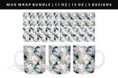 Alcohol Ink 11oz, 15oz Mug Sublimation | Mug Wrap PNG Product Image 1