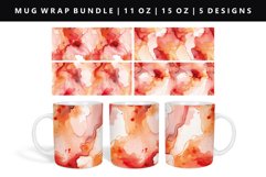 Alcohol Ink 11oz, 15oz Mug Sublimation | Mug Wrap PNG Product Image 1