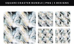 Alcohol Ink Square Coaster Design | Square Coaster PNG Product Image 1