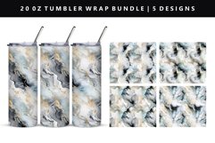 Alcohol Ink 20oz Tumbler Wrap | Sublimation PNG Design Product Image 1