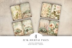 Junk Journal Digital Paper Bi-fold Product Image 1