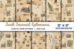 Junk Journal Ephemera Kit JPG Product Image 1