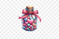 Love Bottle Valentine’s Day Sublimation Product Image 3