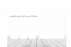 20oz Skinny Tumbler Mockup Full wrap | Full view wrap mockup Product Image 8