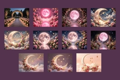 23 Moon Bloom Digital Backdrops Product Image 8