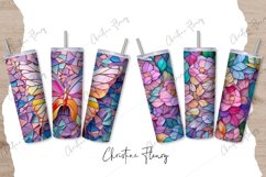 8 Mosaic Tumbler Wraps | 20 oz Skinny Tumbler Sublimation Product Image 3