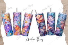 8 Mosaic Tumbler Wraps | 20 oz Skinny Tumbler Sublimation Product Image 4