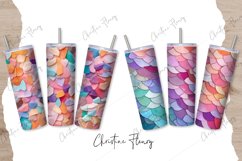 8 Mosaic Tumbler Wraps | 20 oz Skinny Tumbler Sublimation Product Image 5
