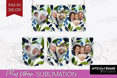 Eucalyptus Photo Mug Wrap PNG - Botanical Picture Frame Mug Product Image 1