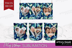 Eucalyptus Photo Mug Wrap PNG - Botanical Picture Frame Mug Product Image 1