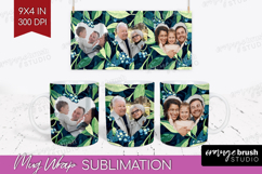 Eucalyptus Photo Mug Wrap PNG - Botanical Picture Frame Mug Product Image 1