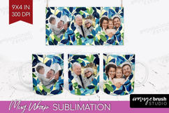 Eucalyptus Photo Mug Wrap PNG - Botanical Picture Frame Mug Product Image 1