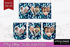 Eucalyptus Photo Mug Wrap PNG - Botanical Picture Frame Mug Product Image 1