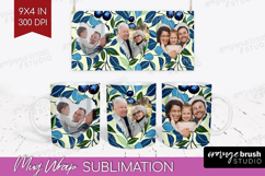 Eucalyptus Photo Mug Wrap PNG - Botanical Picture Frame Mug Product Image 1