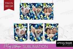 Eucalyptus Photo Mug Wrap PNG - Botanical Picture Frame Mug Product Image 1