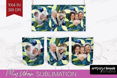 Eucalyptus Photo Mug Wrap PNG - Botanical Picture Frame Mug Product Image 1