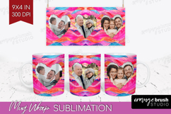 Brush Stroke Photo Mug Wrap PNG - Abstract Texture Picture Product Image 1