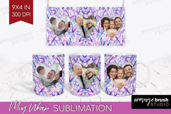 Brush Stroke Photo Mug Wrap PNG - Abstract Texture Picture Product Image 1