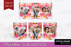 Brush Stroke Photo Mug Wrap PNG - Abstract Texture Picture Product Image 1