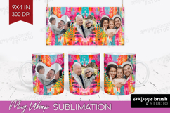 Brush Stroke Photo Mug Wrap PNG - Abstract Texture Picture Product Image 1
