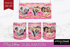 Brush Stroke Photo Mug Wrap PNG - Abstract Texture Picture Product Image 1