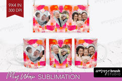 Brush Stroke Photo Mug Wrap PNG - Abstract Texture Picture Product Image 1