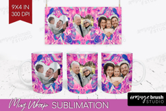 Brush Stroke Photo Mug Wrap PNG - Abstract Texture Picture Product Image 1