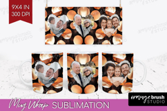 Rose Gold Photo Mug Wrap PNG - Abstract Picture Frame Mug Product Image 1