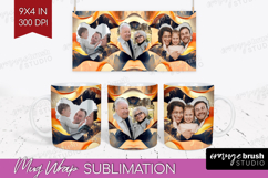 Rose Gold Photo Mug Wrap PNG - Abstract Picture Frame Mug Product Image 1