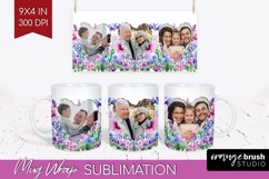 Wildflowers Photo Mug Wrap PNG - Floral Picture Frame Mug Product Image 1
