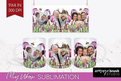 Wildflowers Photo Mug Wrap PNG - Floral Picture Frame Mug Product Image 1