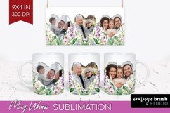 Wildflowers Photo Mug Wrap PNG - Floral Picture Frame Mug Product Image 1