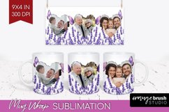 Wildflowers Photo Mug Wrap PNG - Floral Picture Frame Mug Product Image 1