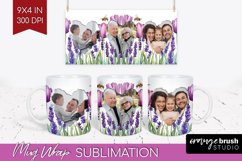 Wildflowers Photo Mug Wrap PNG - Floral Picture Frame Mug Product Image 1