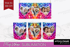 Gem Texture Photo Mug Wrap PNG - Gemstone Picture Frame Mug Product Image 1