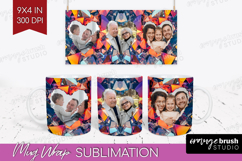 Gem Texture Photo Mug Wrap PNG - Gemstone Picture Frame Mug Product Image 1