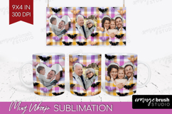 Halloween Photo Mug Wrap PNG - Spooky Picture Frame Mug Product Image 1