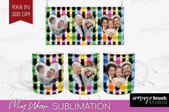 Halloween Photo Mug Wrap PNG - Spooky Picture Frame Mug Product Image 1