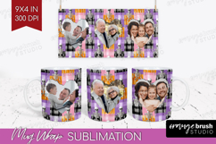 Halloween Photo Mug Wrap PNG - Spooky Picture Frame Mug Product Image 1