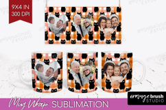 Halloween Photo Mug Wrap PNG - Spooky Picture Frame Mug Product Image 1