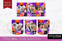 Halloween Photo Mug Wrap PNG - Spooky Picture Frame Mug Product Image 1