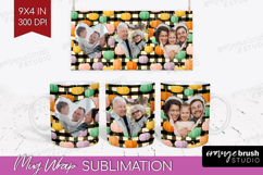 Halloween Photo Mug Wrap PNG - Spooky Picture Frame Mug Product Image 1